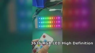 3636 RGB LED built-in IC 12mA 5V untuk tampilan layar