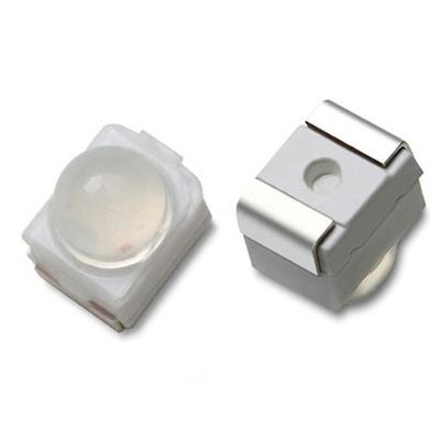 3528 SMD LED lensa kubah 60 derajat Merah makan malam cerah 2000mcd LED chip dioda untuk lampu lalu lintas