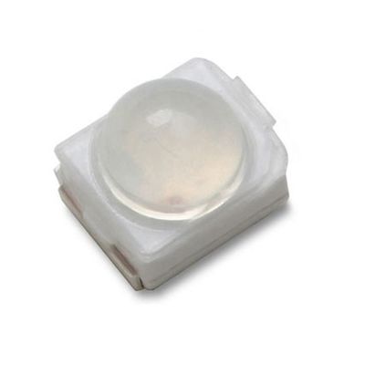 3528 SMD LED lensa kubah 60 derajat Merah makan malam cerah 2000mcd LED chip dioda untuk lampu lalu lintas