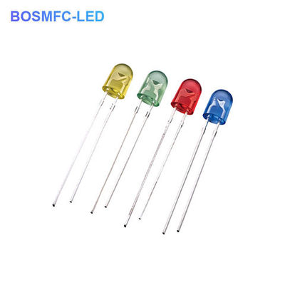 5*4*6 Oval Through Hole LED Emitting Diode Stabil untuk layar