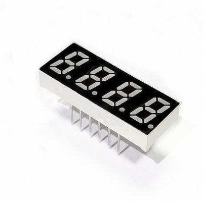 Warna Merah Empat Digit 7 Segmen Tampilan 0,56 Inch Untuk Indikator LED