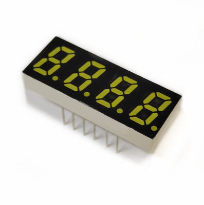 Warna Merah Empat Digit 7 Segmen Tampilan 0,56 Inch Untuk Indikator LED