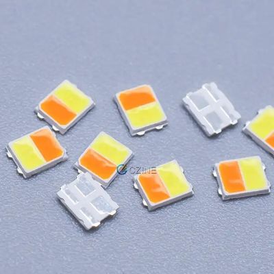 Stabil Bi Color 2835 SMD LED Merah &amp; Putih 0.5W Dissipasi Panas