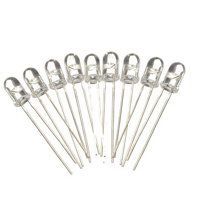Kepala Bulat 5mm Ultraviolet LED 385nm 395nm cahaya UV Air Clear Lens Untuk Lampu Nyamuk