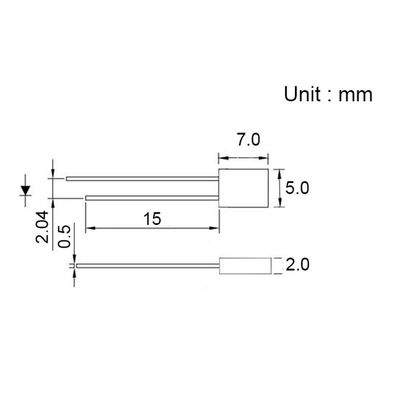 2*5*7mmThrough Hole LED Diode Multipurpose Untuk lampu indikator