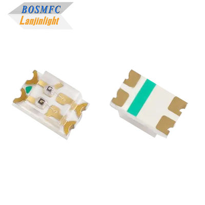 Bi Color SMD LED 0805 Merah &amp; Biru dual Colors 0.06W Ultra Bright chip