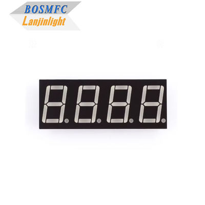 Warna Merah Empat Digit 7 Segmen Tampilan 0,56 Inch Untuk Indikator LED