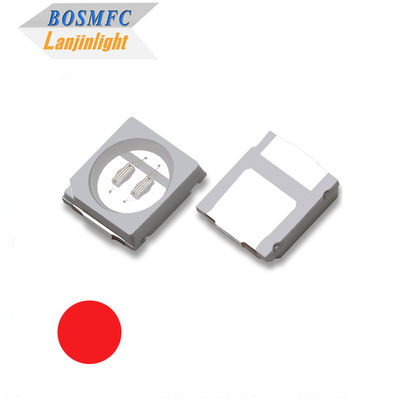 3030 SMD LED Chips 1W Double Chips High Lumen 660nm Cahaya Merah