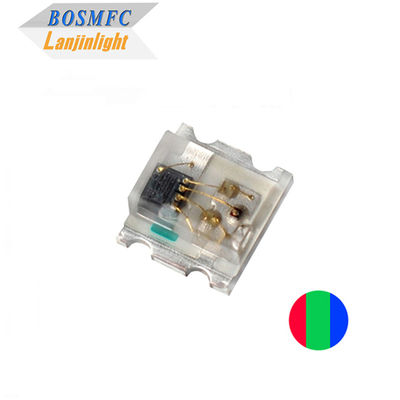 12mA 0807 RGB LED Dibangun Di IC 5v Anti Static 0805 Multicolor LED SMD