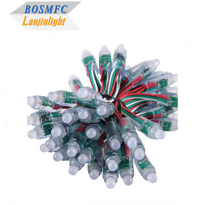 RGB Full Color Programmable DC5V LED Module WS2811 12mm Waterproof IP68 Smart Pixel Lampu Natal RGB String Lampu