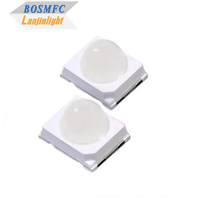 0.2w 60mA Cahaya Tinggi 20.000mcd Hijau 2835 SMD LED 30 derajat Dome Lens Diode Untuk Lampu Lalu Lintas