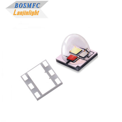 9W High Power LED 5050 RGB LED 60 Degree Dome Lens SMD Diode Untuk Lampu Layar Luar Ruang