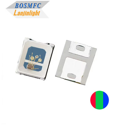 Flashing Cepat Dibangun Di IC 2835 RGB SMD LED Lampu Flashing Lambat Full Color Untuk Mobil