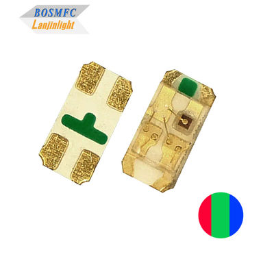 0603 RGB LED Sanan chip 1608 SMD Tri-Color (Merah, Hijau, Biru)