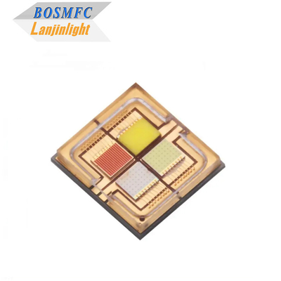 Dioda Manik LED SMD Keramik 4-in-1 RGBW Warna Penuh Daya Tinggi 6065 Berwarna-warni untuk Lampu Panggung