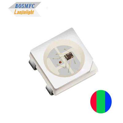 3.5V-5.5V 5050 RGB LED Dengan WS2812B IC Multi Color Durable SK6812