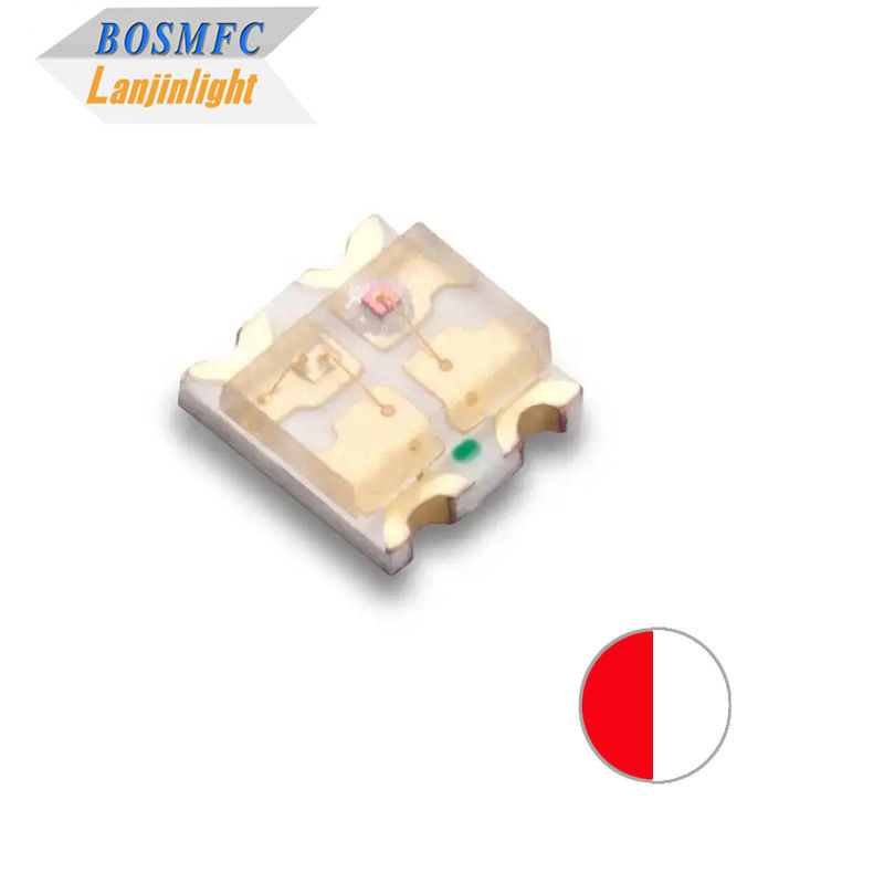 1615 Multipurpose Bi Color SMD LED 0603 Red &amp; White Light Dissipasi Panas