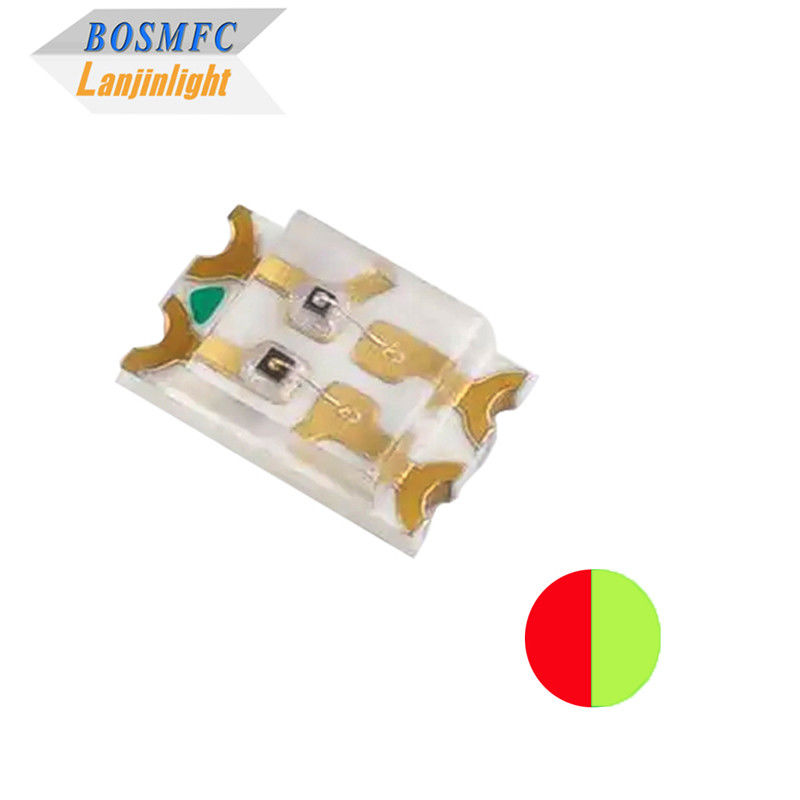 Daya tahan 0805 Bi Color SMD LED Emitting Diode Merah Dan Hijau Permukaan Dipasang 2012 20mA