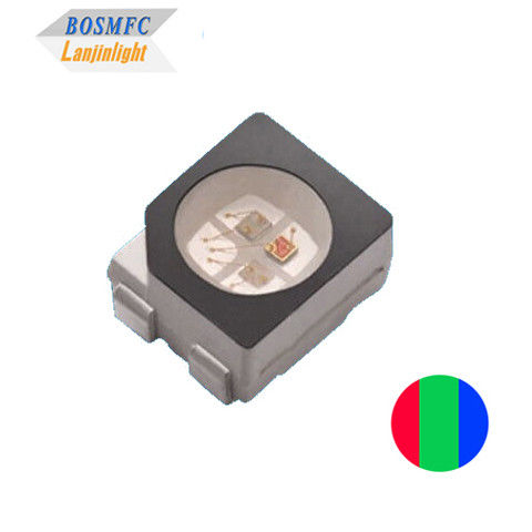 RGB SMD 3528 4 Pin Merah Hijau Biru PLCC4 Tri Color Praktis Tampilan LED