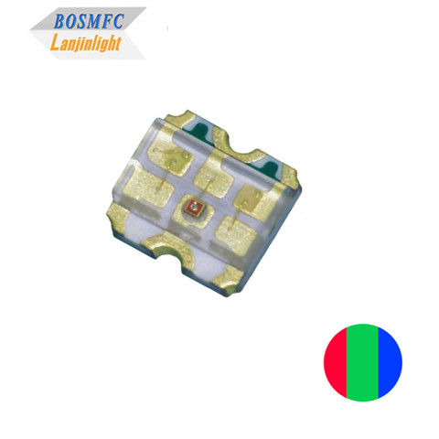PLCC6 1615 LED tri-warna ketebalan 0,4mm T 0603 RGB SMD LED Untuk lampu cuci