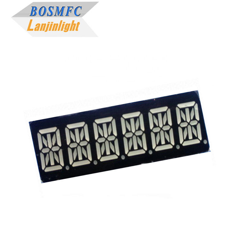 0.39 &quot; 16 segmen LED Tampilan 6 digit Super Merah Warna 49x15x8mm