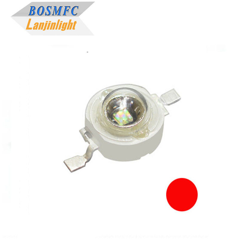 1W Lampu LED Daya Tinggi Chip 3W Lampu Super Merah Untuk Spot Light