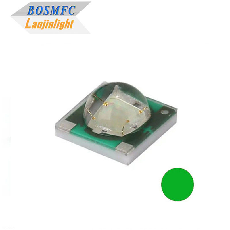 Warna Hijau Chip LED Daya Tinggi 3535 SMD Diode Lumen Tinggi 3W