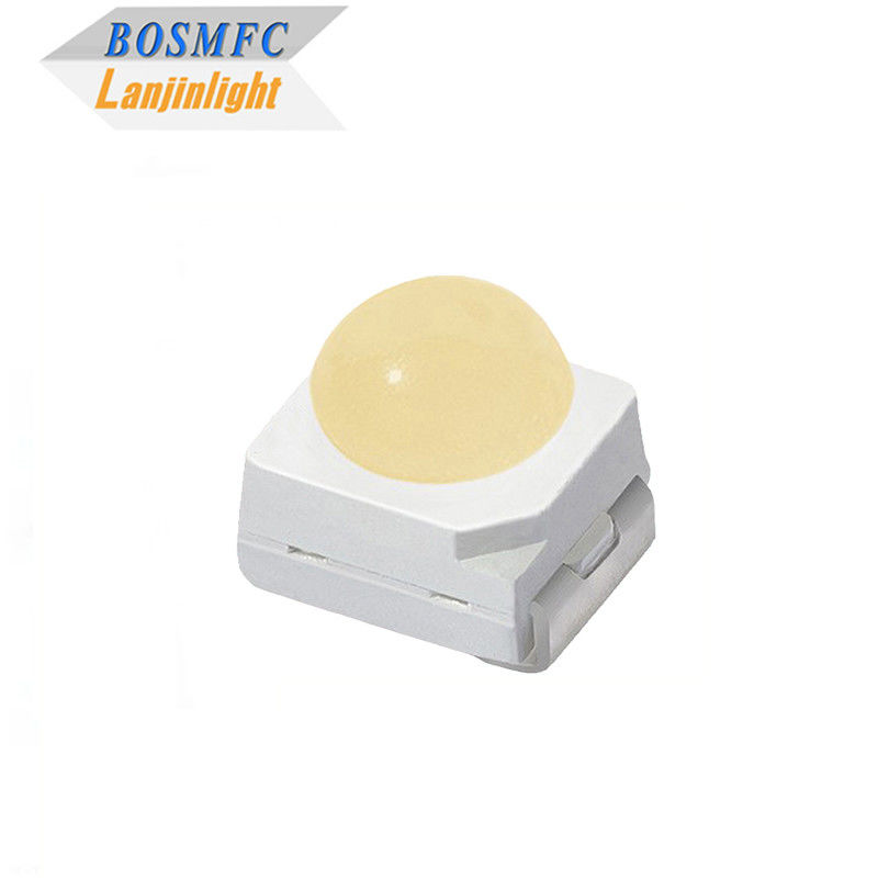 0.06W tahan lama LED Diode Chip Dome Lens 3528 SMD LED dingin Putih Panas Putih LED chip