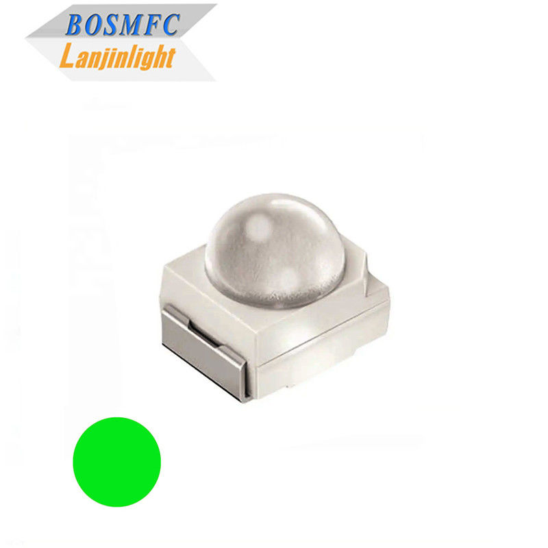 Lampu lalu lintas 3528 SMD LED 60 derajat kecerahan tinggi Lensa Kubah Lampu Hijau Untuk Lampu Mobil