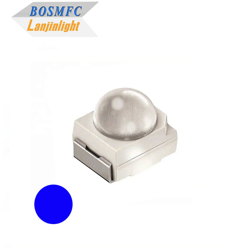 Multiscene 3528 SMD LED Dome Lens 60 derajat cahaya biru untuk lampu mobil
