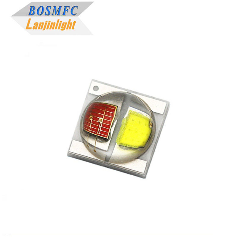 2W 3535 SMD LED Dome Lens 30 derajat Bi Color Merah Dan Putih 350mA High Brightness LED Diode