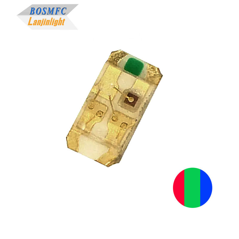 0603 RGB LED Sanan chip 1608 SMD Tri-Color (Merah, Hijau, Biru)