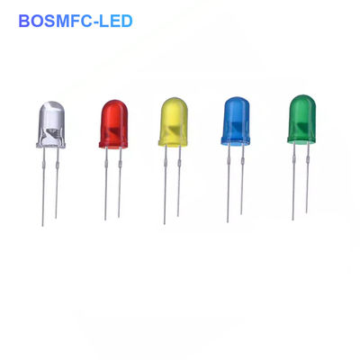 5mm Light Emitting Diode, Putih Merah Hijau Biru Kuning Oranye dip lampu LED