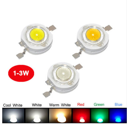 1W 140ml High Power LED Chip Lamp Bead 3W Super Putih Untuk Flash Light