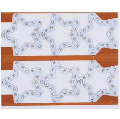 kustomisasi bintang PCB multilayer papan sirkuit LED, FR4 Aluminium PCBA Board dengan LED