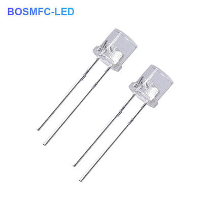 Flat Top 5mm IR LED Chip 940nm 850nm Panjang gelombang untuk sensor asap