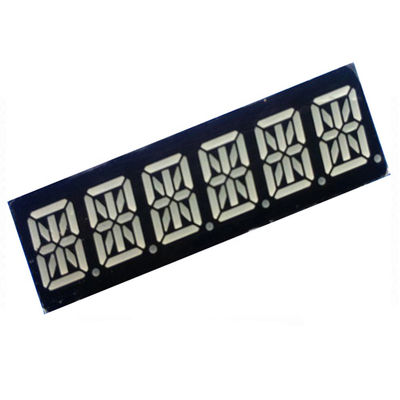 0.39 " 16 segmen LED Tampilan 6 digit Super Merah Warna 49x15x8mm