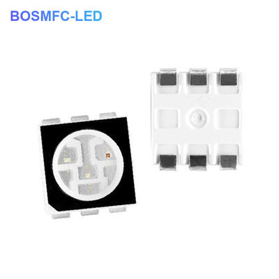 5050 RGB SMD LED Flace Surface Mount Device Package Untuk Ruang Dalam Dan Luar Ruang