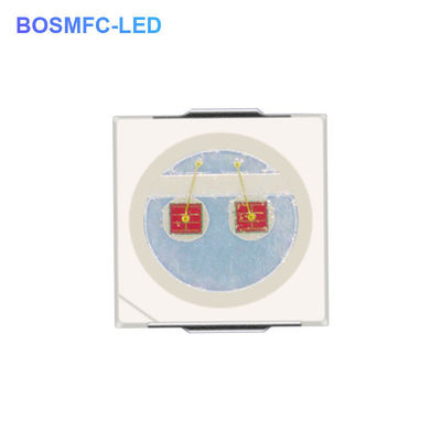 3030 SMD LED Chips 1W Double Chips High Lumen 660nm Cahaya Merah