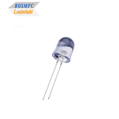Topi jerami 10mm 8mm Through Hole LED Emitting Diode untuk lampu panggung
