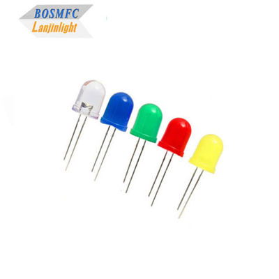 8mm 10mm melalui lubang LED Super Cerah, F10 Lamp Single Diode LED pabrik jual