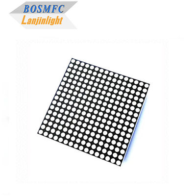 64x64mm 7 Segmen LED Display 16x16 Dot Matrix Blue Light Untuk Listrik