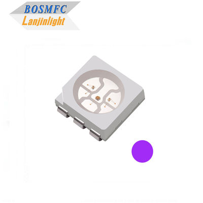 0.2W 5050 Chip LED UV 400nm 405nm Multipurpose Untuk Lampu Strip