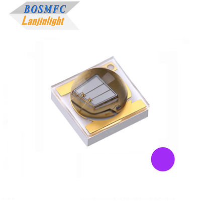 3W 3535 Surface Mount UV LED Chip High Power UVA UVC 365nm Untuk UV Curing