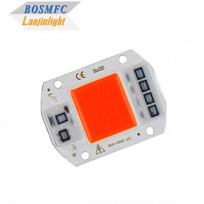 Chip LED COB Spektrum Penuh 50W 100W Untuk Lampu Pertumbuhan Tanaman Dalam Ruang