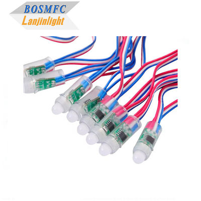 RGB Full Color Programmable DC5V LED Module WS2811 12mm Waterproof IP68 Smart Pixel Lampu Natal RGB String Lampu