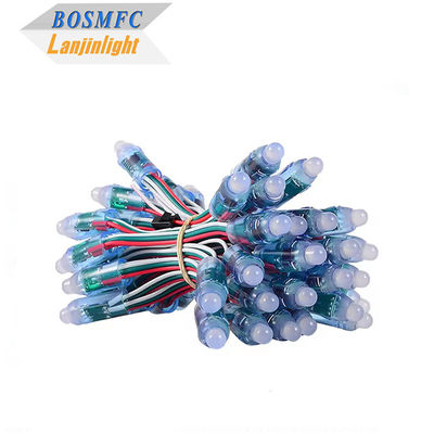 Pabrik Grosir WS2811 Dream Color RGB IC 12V LED Pixel Sting Lampu Modul Iklan Lampu Titik Lampu LED Natal