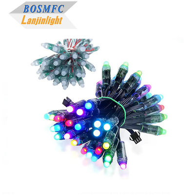 Pabrik Grosir WS2811 Dream Color RGB IC 12V LED Pixel Sting Lampu Modul Iklan Lampu Titik Lampu LED Natal