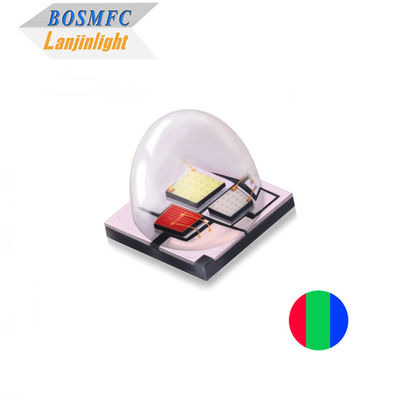 9W High Power LED 5050 RGB LED 60 Degree Dome Lens SMD Diode Untuk Lampu Layar Luar Ruang