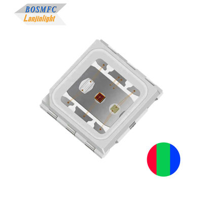 1.5W 5050 RGB LED lensa kubah chip LED tri-warna bertenaga tinggi 3 * 0.5W